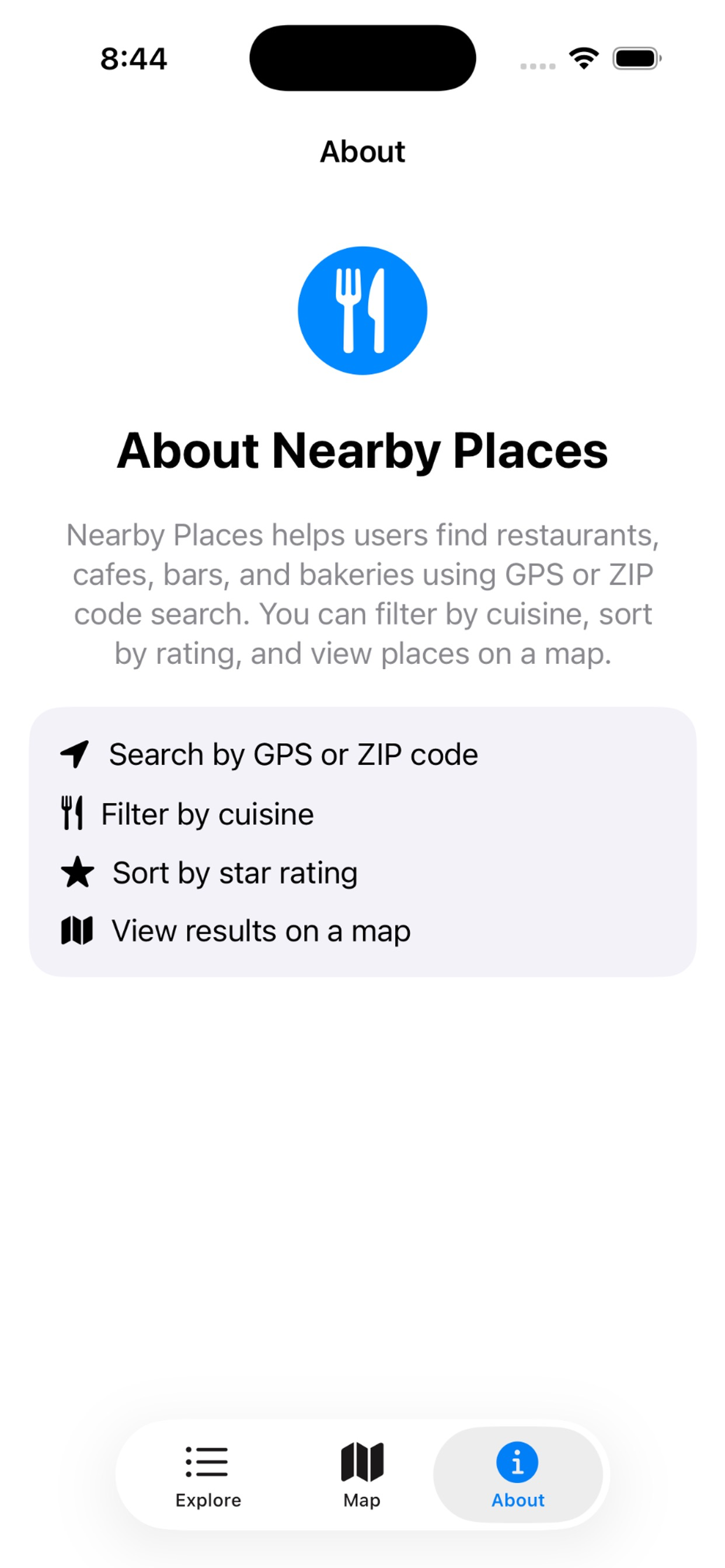 Restaurant Finder screenshot 4
