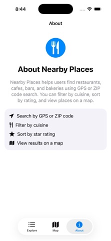Restaurant Finder Screenshot 4 of 4