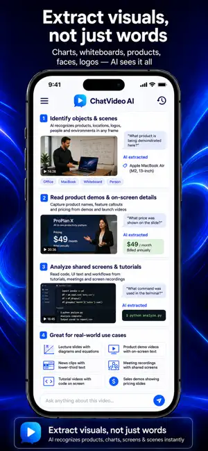 ChatVideo: AI Video Analysis screenshot 3
