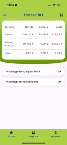 SiMeal EVO iPhone screenshot 2