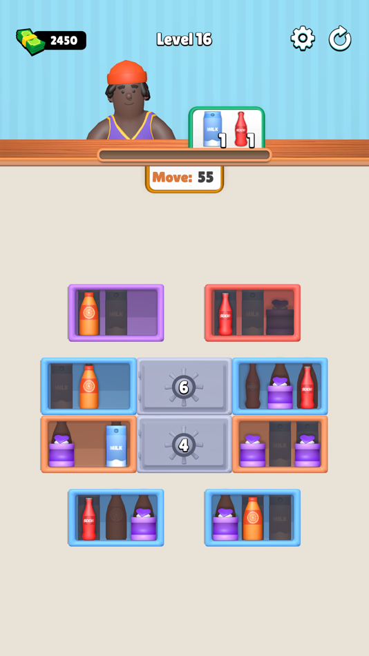 #4. Colorful Vending Sort (iOS) 来自: ZiNKY OYUN YAZILIM ANONiM SiRKETi