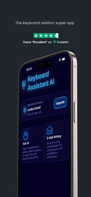 Keyboard AI: AutoText & Writer screenshot 1