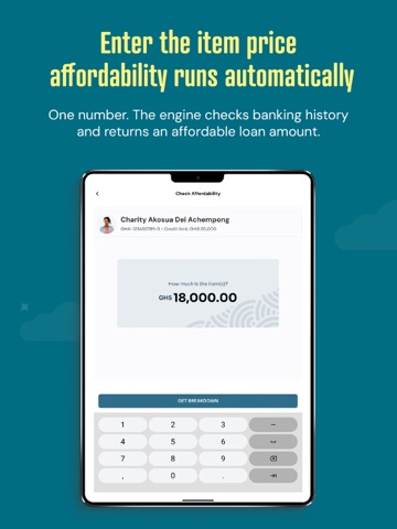 Merchant Check - myCreditScore iPad screenshot