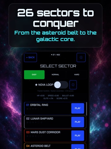 Starglax - Galaxy Fireship iPad screenshot