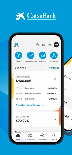 Captura de pantalla de CaixaBankNow・Tu Banco Móvil en iPhone 1
