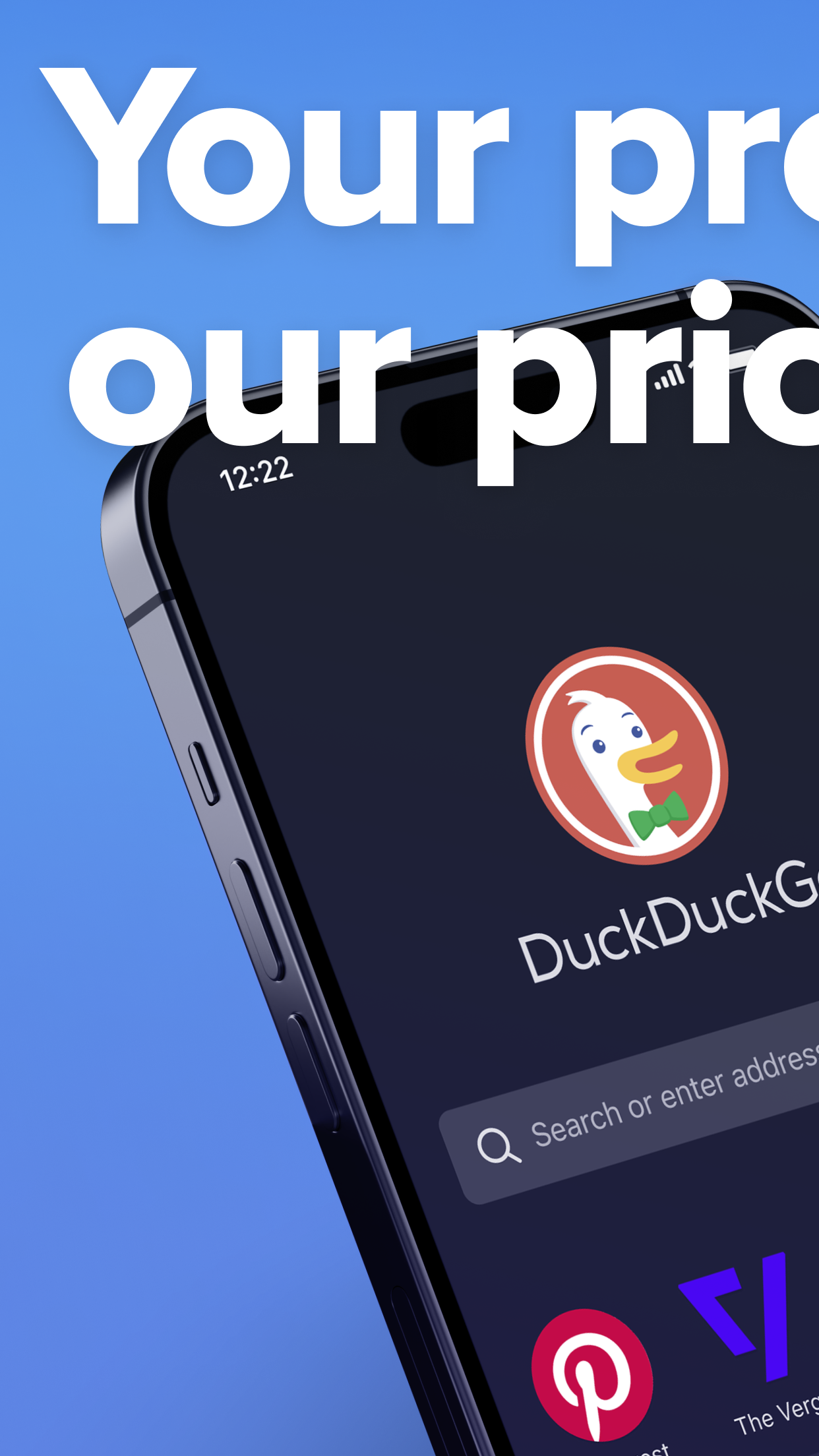 DuckDuckGo Browser, Search, AI screenshot 1