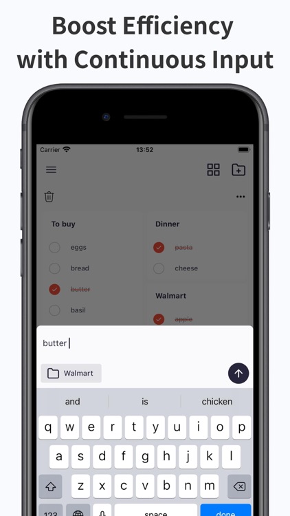 Simple Grocery List, Widget screenshot-3