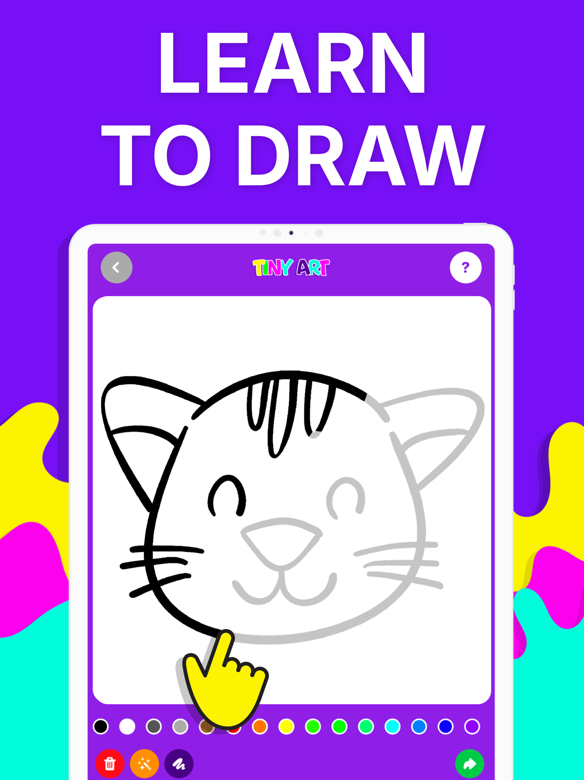 Drawing for kids 3+ Tiny Art