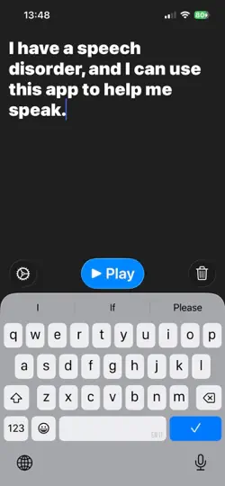 Screenshot von Text Zu Sprache Für Senioren auf dem iPhone 3