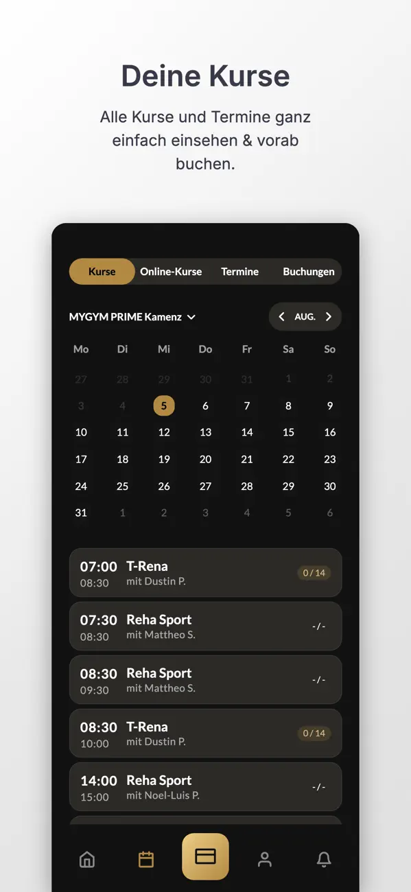 Screenshot #3 pour MYGYM PRIME DE