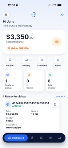 Courier101 screenshot