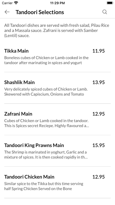 Spices Indian Takeaway Screenshot