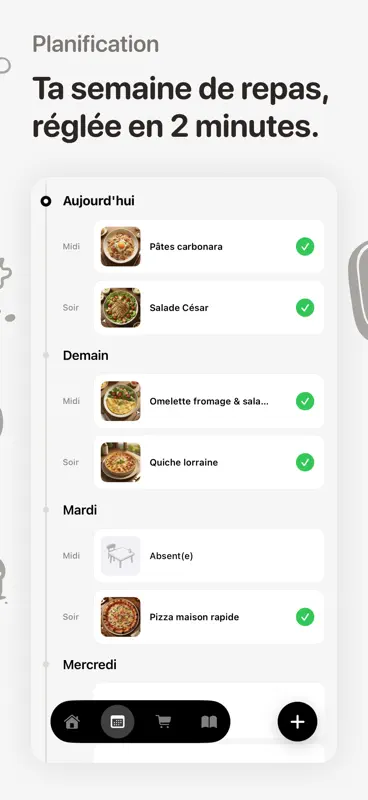 Nestor : Recettes & courses screenshot 2 of 6