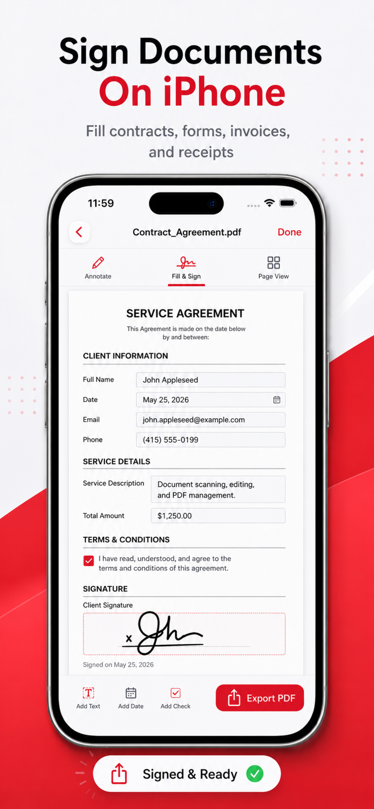 PDF Editor: Fill Forms
