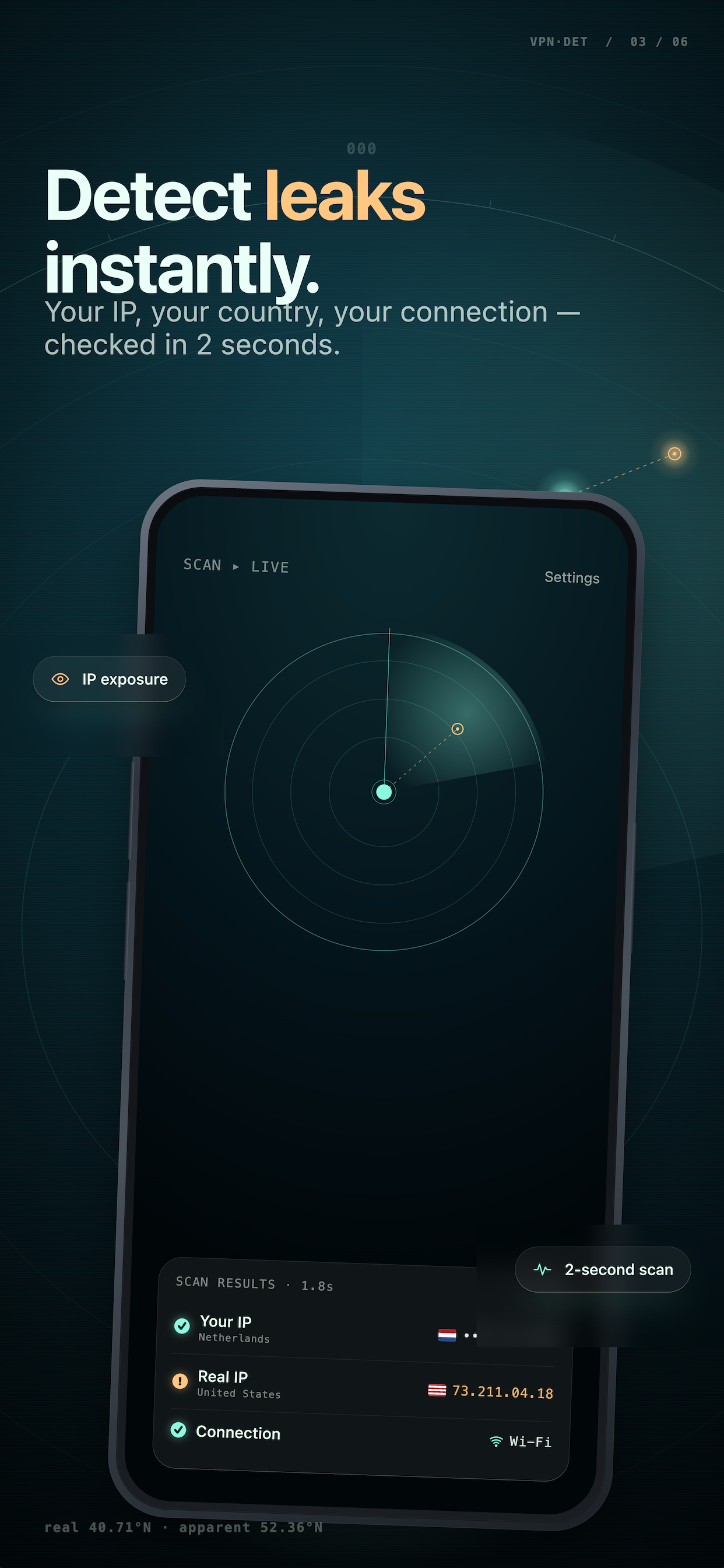 VPN Detector: Privacy Widget