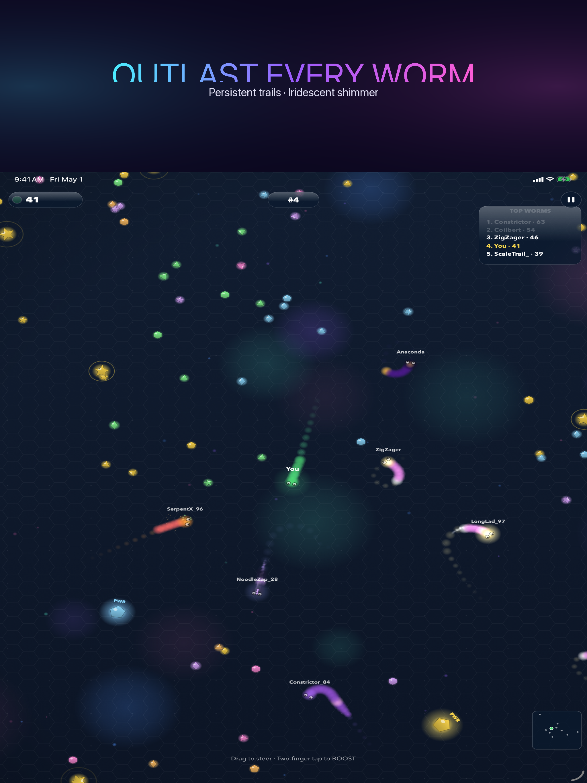 Worm Coil: io Arena Snake screenshot 17
