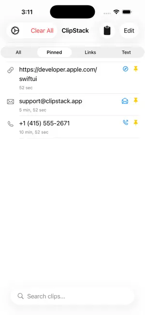 ClipStack — Clipboard Manager screenshot 4