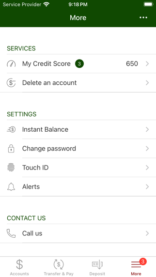 Citizens Bank Montana iBanking Screenshot