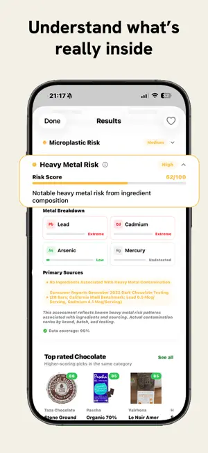 Exposr - Food Product Scanner screenshot 2