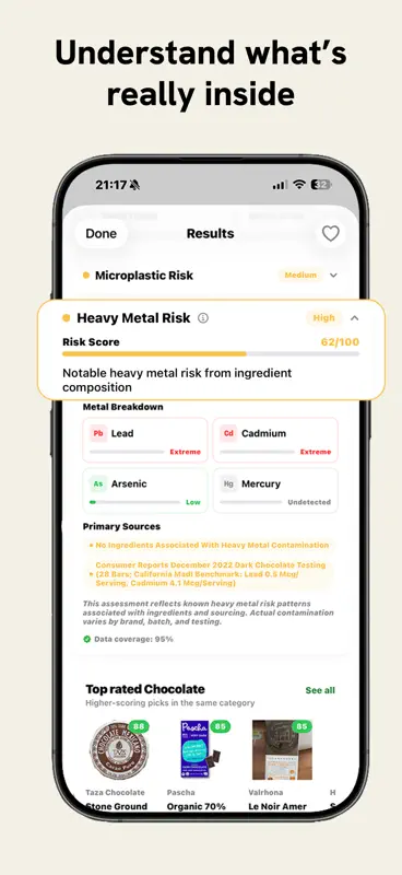 Exposr - Food Product Scanner screenshot 2 of 5