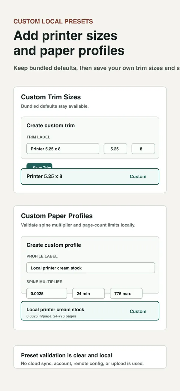 Screenshot #3 pour Book Cover Planner