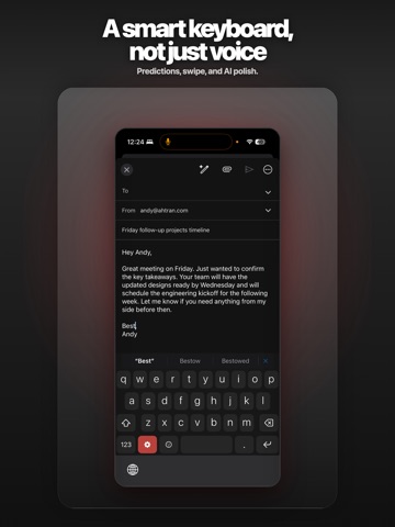 NanoVoice: AI Voice Keyboard iPad screenshot