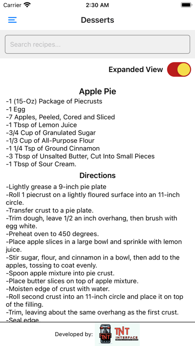 Let Them Cook! - Recipe App Screenshot