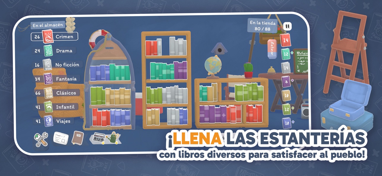 Tiny Bookshop iOS Mod IPA screenshot 8 - iOS game interface