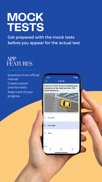 CA DMV Driver's License Test Screenshot