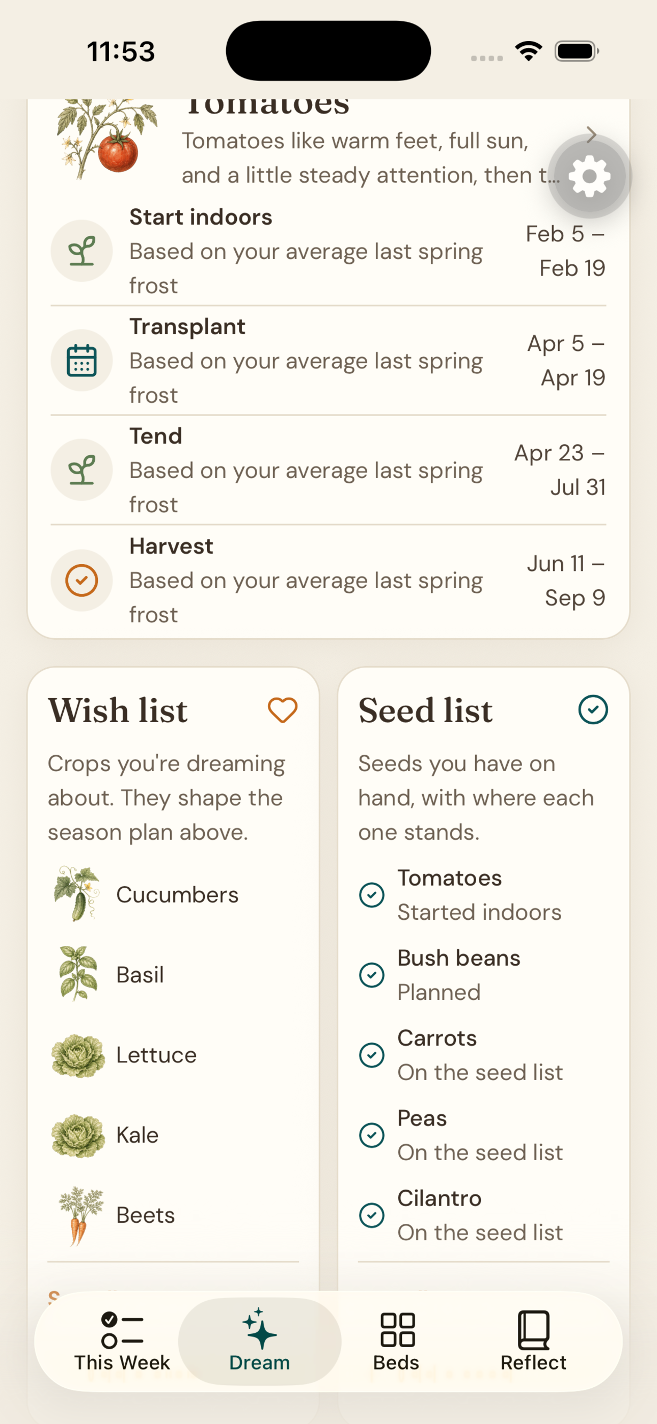 Garden Almanac: Plant Guide screenshot 3