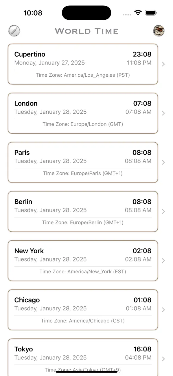 Screenshot #1 pour TimeConverter2