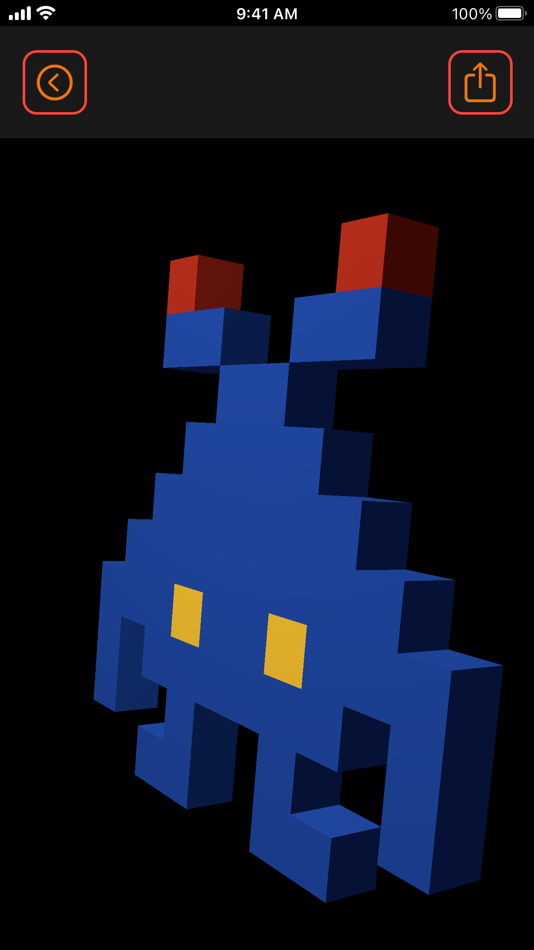 #6. Pixel Art 2D to Voxel 3D (iOS) Podle: A5 Multimedia