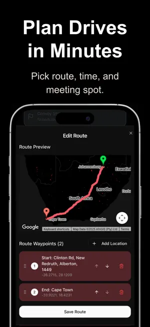 Convoy Tracker: Group Nav iPhone screenshot 3