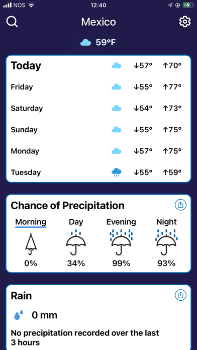 Screenshot #6 for Weather Forecast by ClimaCam