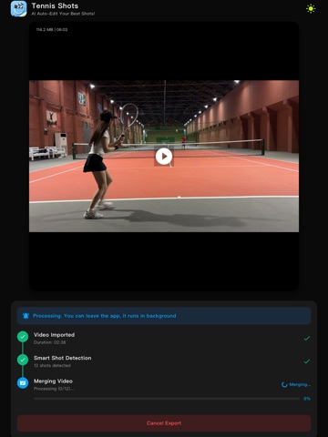Tennis Shots iPad screenshot