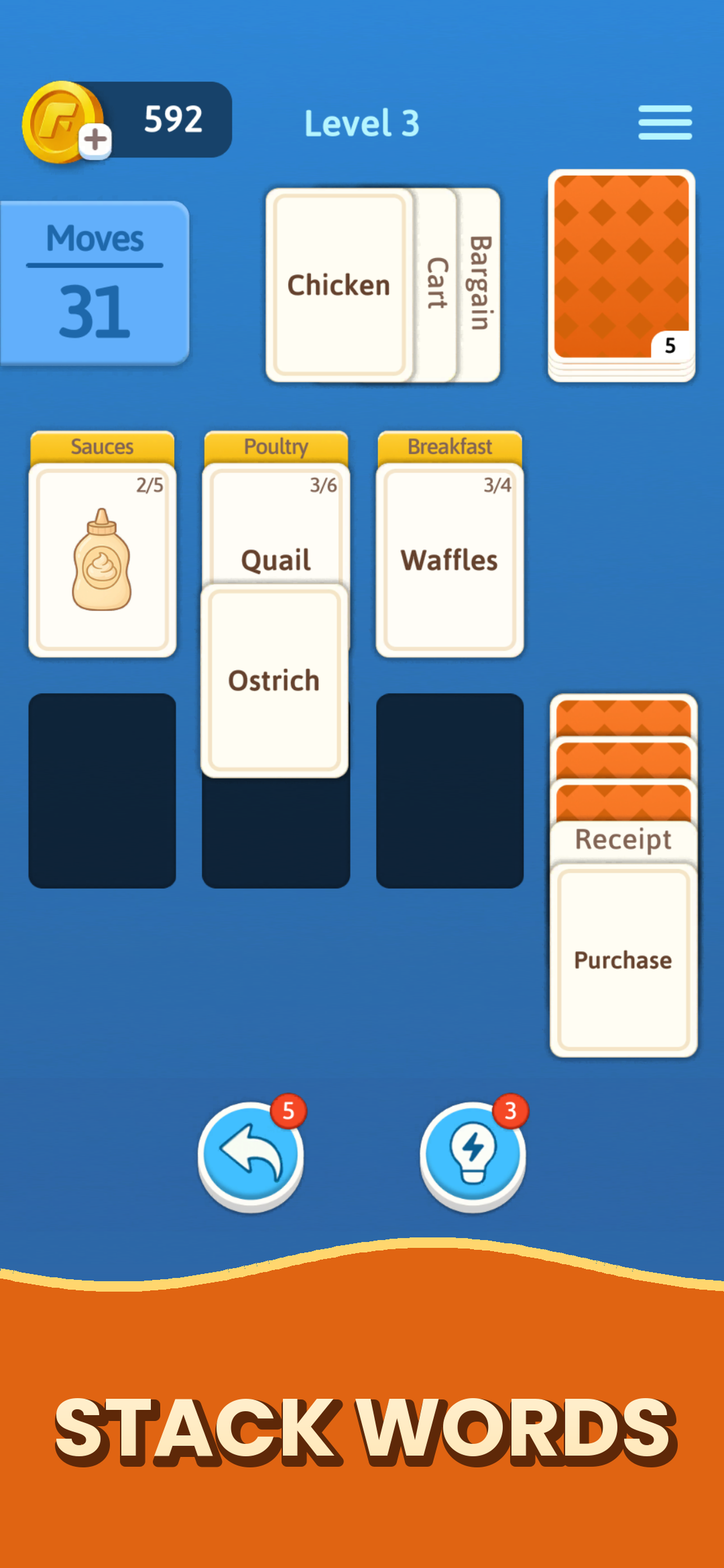 Lexy Word Solitaire: Card Game screenshot 3