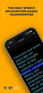 PromptSmart Pro - Teleprompter screenshot #2 for iPhone