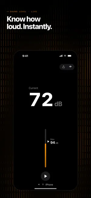 Level: Sound Level Meter screenshot 1