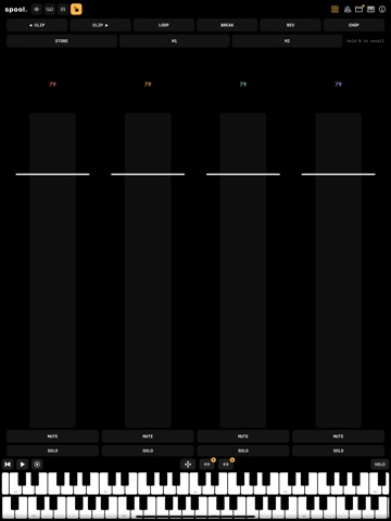 spool. – Tape Synth iPad screenshot