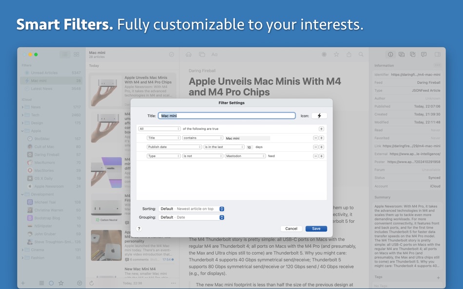 #3. News Explorer (macOS) 由: Ron Elemans