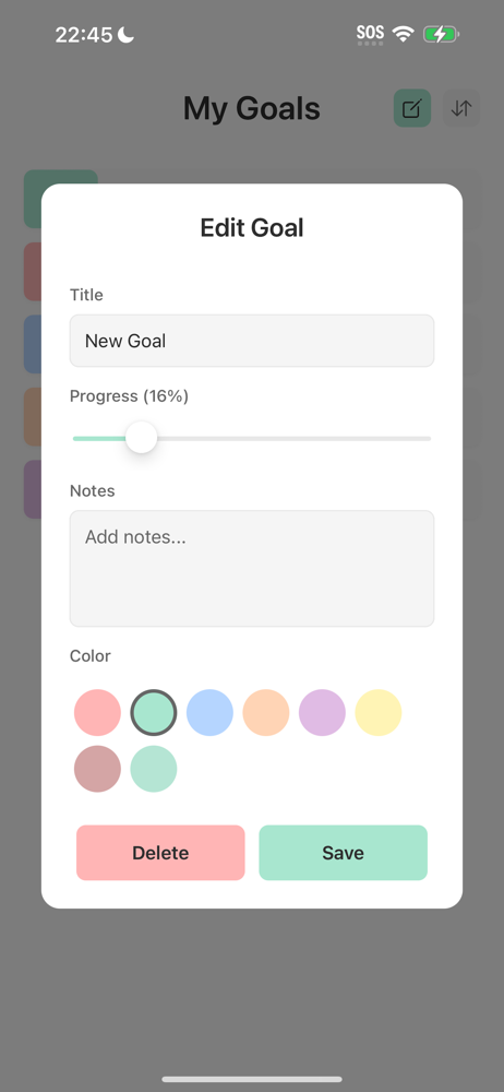 ProgressBar: Tracker for goals screenshot 2