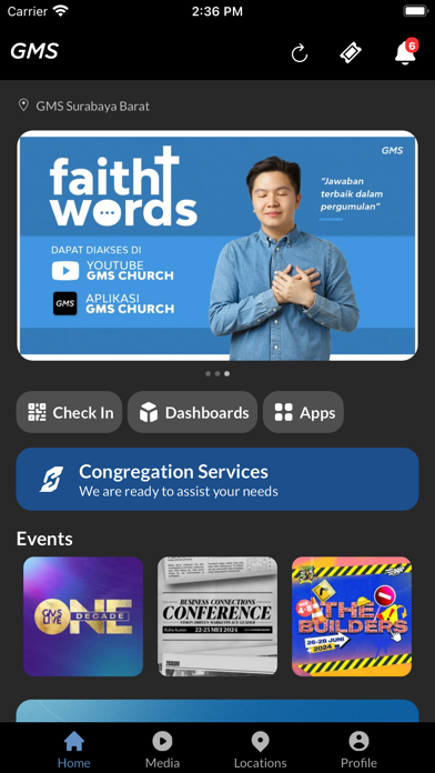 GMS Church Screenshot