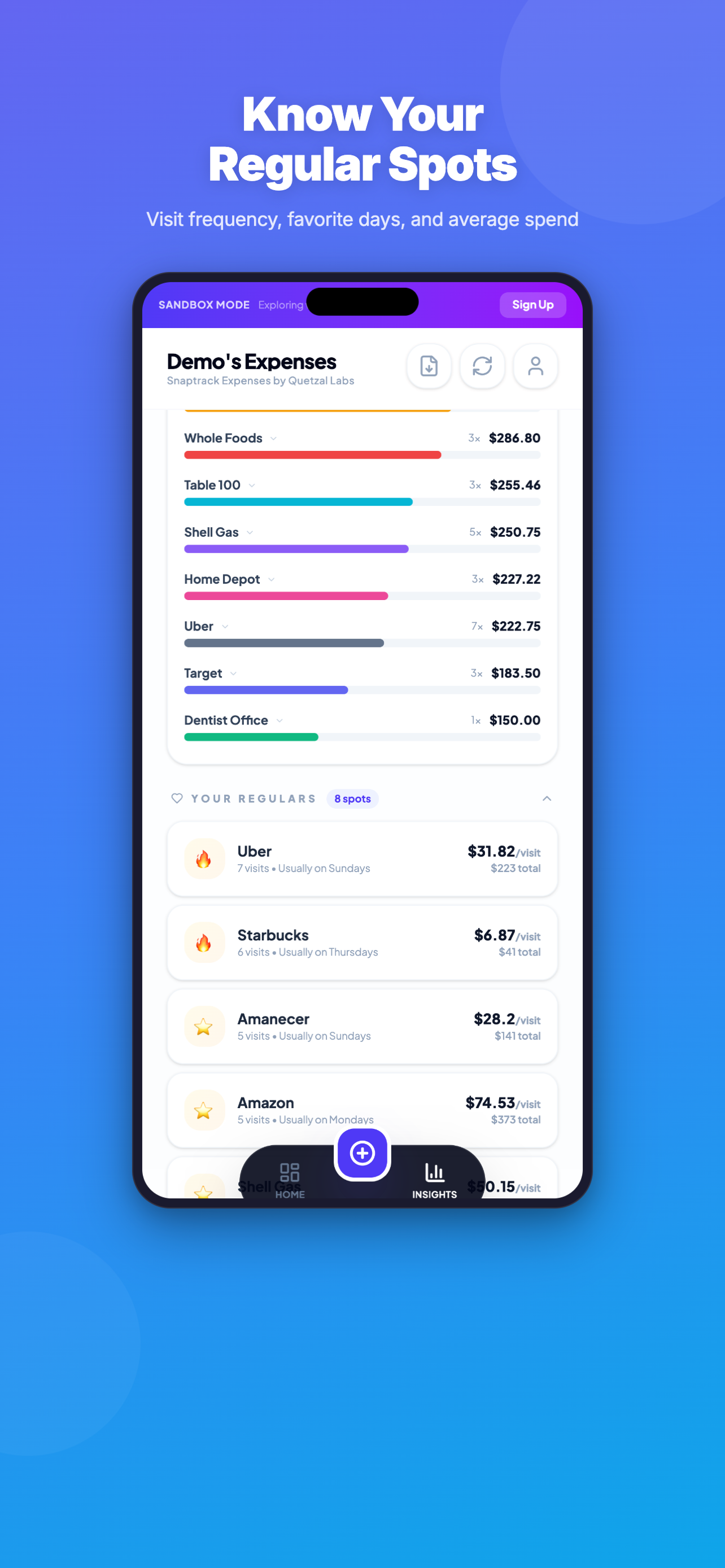 SnapTrack Expenses