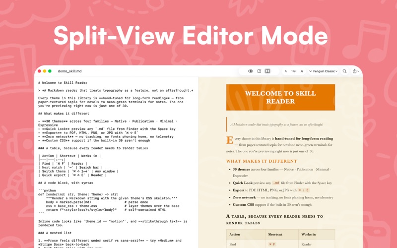 Skill Reader: Markdown for AI iPhone screenshot
