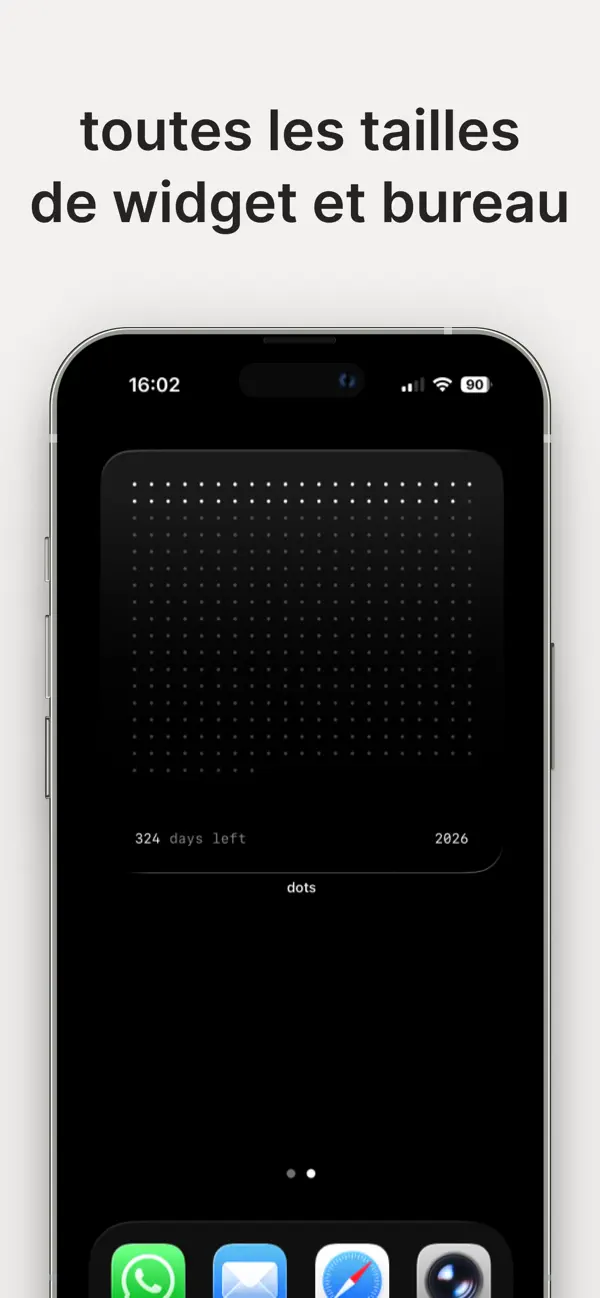 Screenshot #3 pour dots: widget jours restants