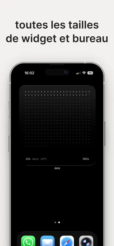 dots: widget jours restants screenshot 3 of 3