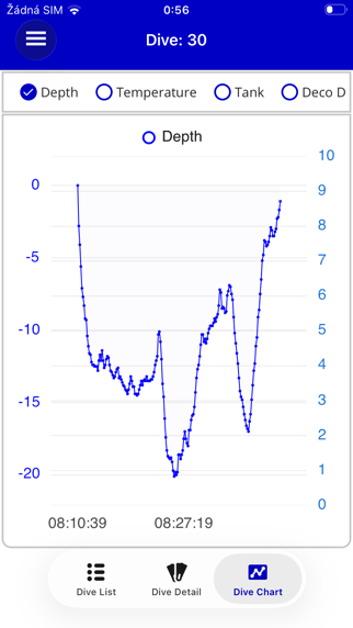 Ratio Divelogger screenshot