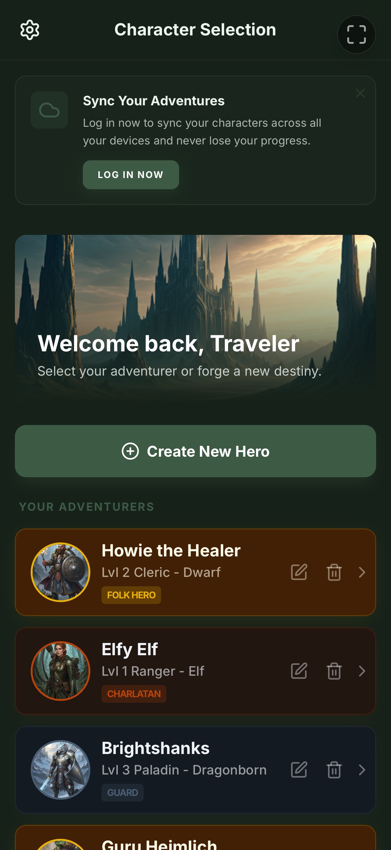 Screenshot 4 of RPG Buddy Companion