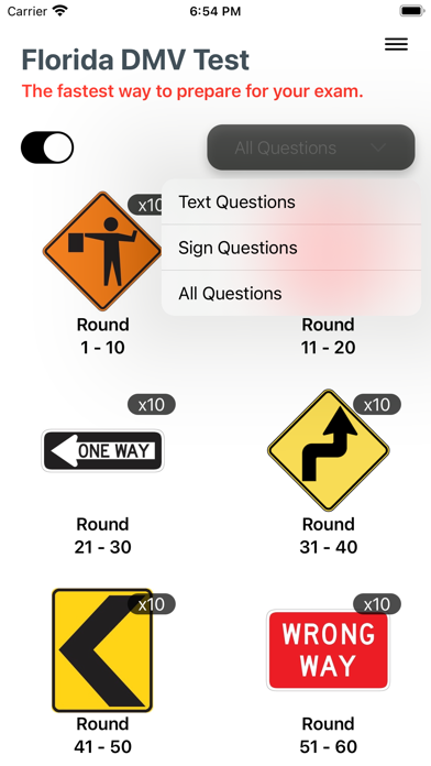 Florida DMV Practice Test 2025 Screenshot