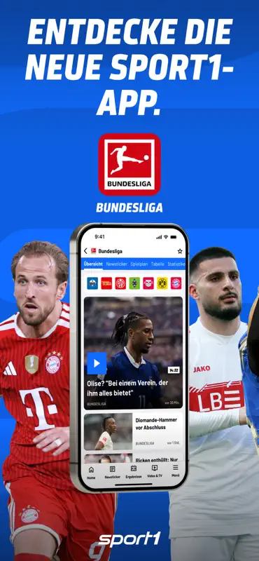 SPORT1: Sport & Fussball News screenshot 1 of 8